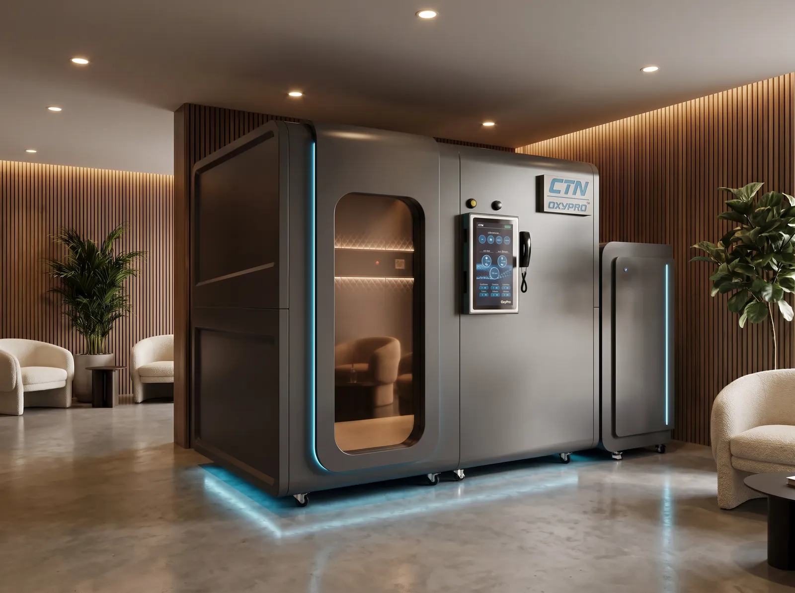 OxyPro VH2 in a modern lounge